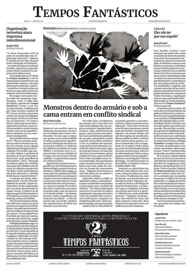 Capa da edição 22 do TF