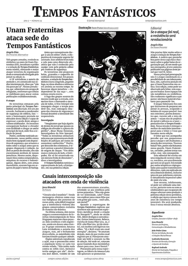 Capa da edição 23 do TF